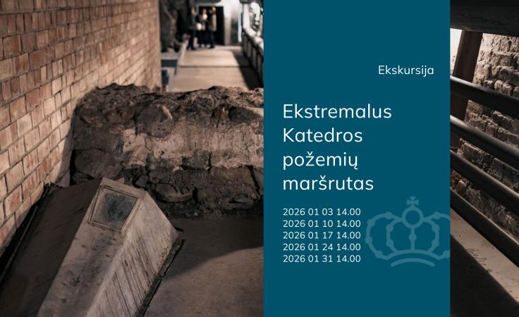Ekstremali ekskursija Vilniaus katedros požemiuose